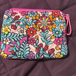 Vera Bradley Pink Floral Quilted Wallet
